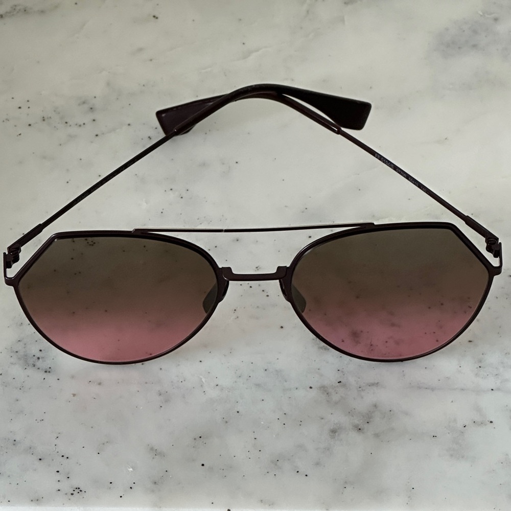 Fendi Aviator 55mm Sunglasses
